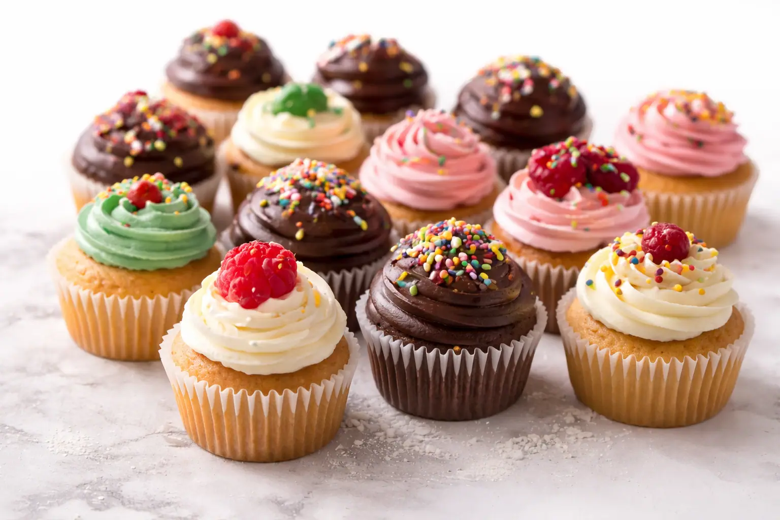 Mini cupcakes decorados para eventos en Lima, mini postres artesanales