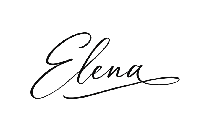 Firma de Elena